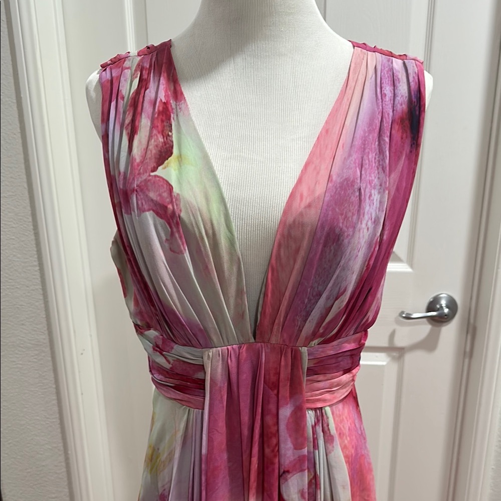 Fame and Partners Pink Floral Maxi Dress - Picture 3 of 6